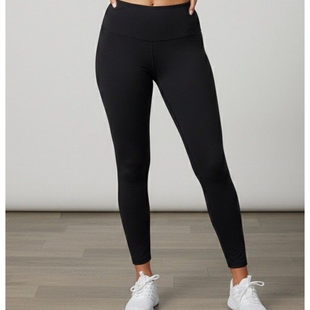 Maurice’s In Motion Small Womens Black With Pockets Yoga Gym Leggings S